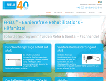 Tablet Screenshot of frelu.de